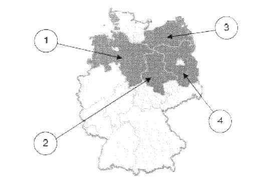 Abbildung zur Aufgabe 8. Welches Bundesland ist Brandenburg?